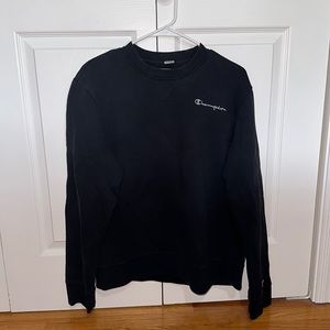 Black Champion Crewneck Sweatshirt